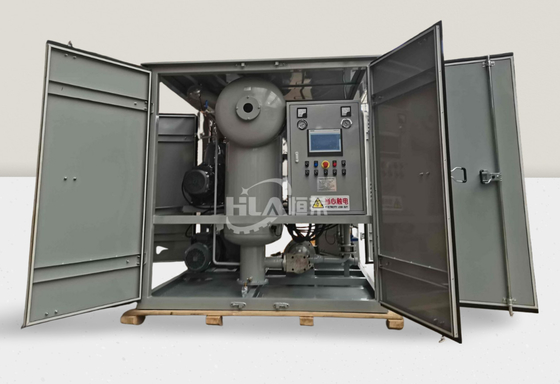 آلة تنقية زيت المحول مع طريقة تنقية التدفئة الفراغية ومحتوى الماء ≤3ppm