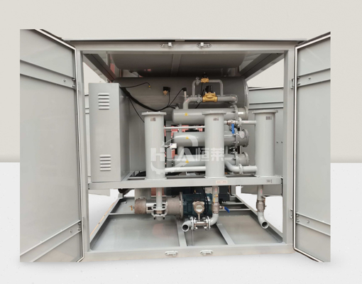 48KW الطاقة التدفئة آلة تنقية النفط لتنظيف النفط الفعال عند ضغط 0.04MPa