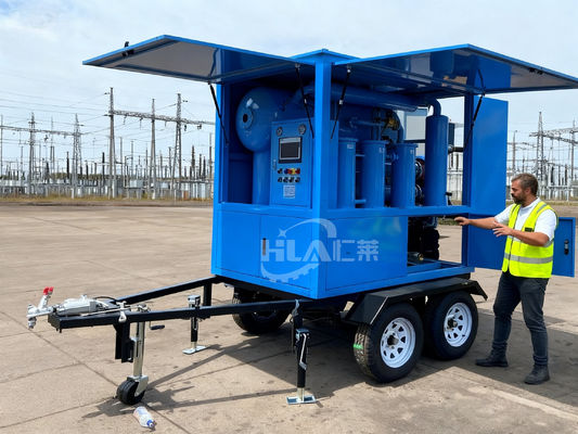 معدات مدمجة ومتينة لمنقي الزيت المتنقل ≤0.4 ميجا باسكال مستوى الفراغ -0.06～-0.099 ميجا باسكال