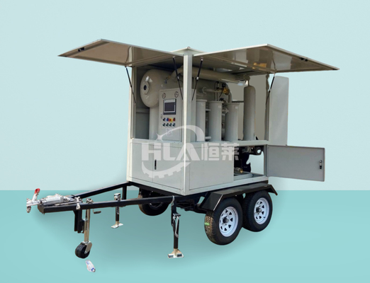 آلة تنقية زيت المحول مع طريقة تنقية التدفئة الفراغية ومحتوى الماء ≤3ppm