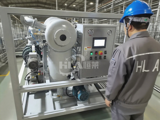 آلة تنقية زيت الطاقة 50KW-150KW لمعدل تدفق مرتفع يبلغ 600-18000 لتر/ساعة في التطبيقات الصناعية